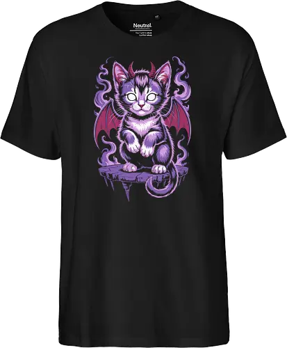 Demon Cat with Wings Gothic