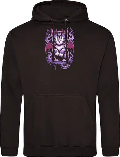 Demon Cat with Wings Gothic