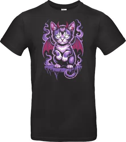 Demon Cat with Wings Gothic