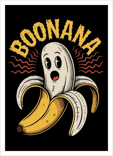 Boonana Funny Ghost Banana
