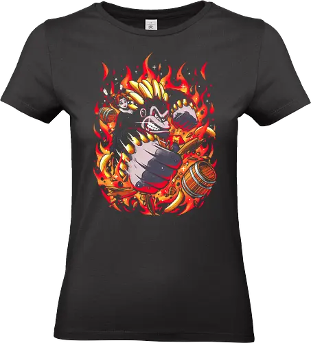DK Bananza - ananza, retro game, retro gamer, retro games, retro, vintage, retro vintage, gorilla, ape, bananza, games, gamers, vintage authentic, Kong, DK - Standard T-Shirt (Women)