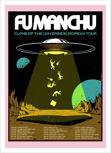 Fu Manchu - Clone of the Universe Europatour - Stoner Rock Kalifornien