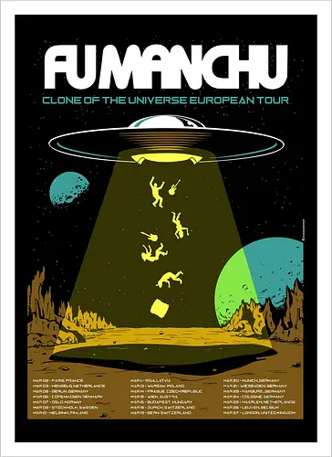 Fu Manchu - Clone of the Universe Europatour - Stoner Rock Kalifornien