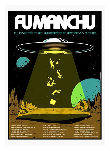 Fu Manchu - Clone of the Universe Europatour - Stoner Rock Kalifornien