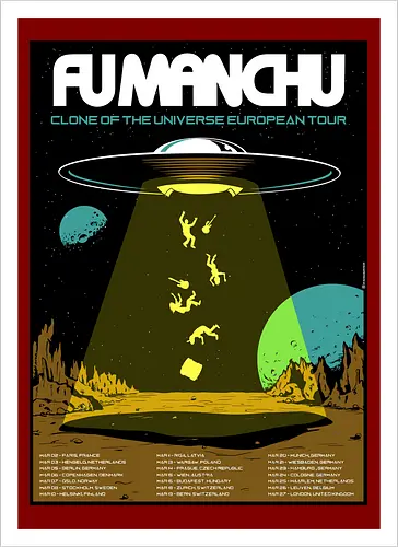 Fu Manchu - Clone of the Universe Europatour - Stoner Rock Kalifornien