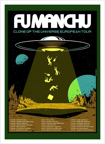 Fu Manchu - Clone of the Universe Europatour - Stoner Rock Kalifornien