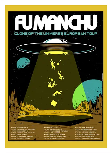 Fu Manchu - Clone of the Universe Europatour - Stoner Rock Kalifornien
