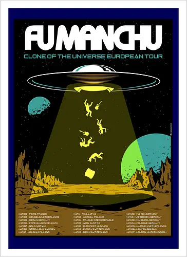 Fu Manchu - Clone of the Universe Europatour - Stoner Rock Kalifornien