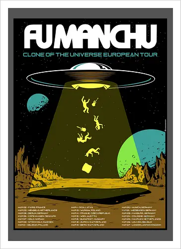Fu Manchu - Clone of the Universe Europatour - Stoner Rock Kalifornien