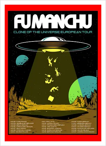 Fu Manchu - Clone of the Universe Europatour - Stoner Rock Kalifornien