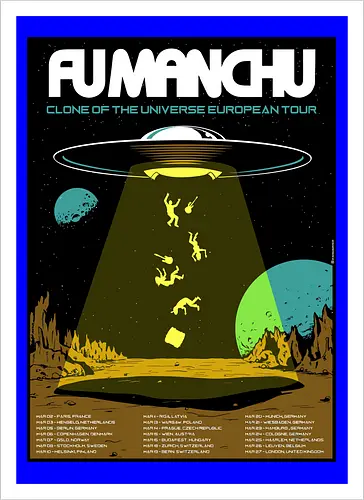 Fu Manchu - Clone of the Universe Europatour - Stoner Rock Kalifornien