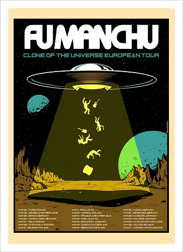 Fu Manchu - Clone of the Universe Europatour - Stoner Rock Kalifornien