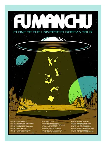 Fu Manchu - Clone of the Universe Europatour - Stoner Rock Kalifornien