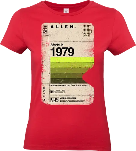 Alien Blank Tape 1979 - lv 426, alien, ripley, weyland, 1979, alien 1979, vhs tape, sci fi, science fiction, xenomorph, dallas - Standard T-Shirt (Women)
