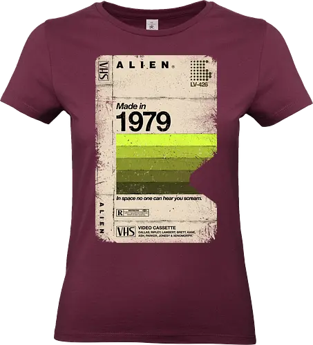 Alien Blank Tape 1979 - lv 426, alien, ripley, weyland, 1979, alien 1979, vhs tape, sci fi, science fiction, xenomorph, dallas - Standard T-Shirt (Women)
