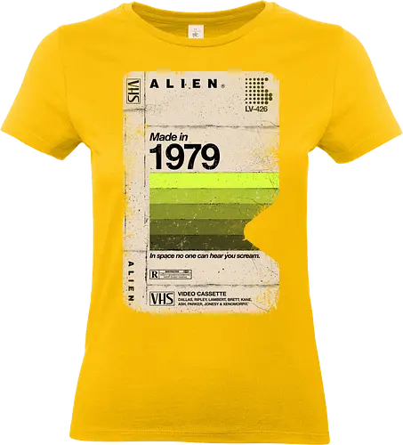 Alien Blank Tape 1979 - lv 426, alien, ripley, weyland, 1979, alien 1979, vhs tape, sci fi, science fiction, xenomorph, dallas - Standard T-Shirt (Women)