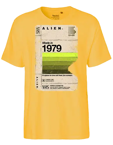 Alien Blank Tape 1979 - lv 426, alien, ripley, weyland, 1979, alien 1979, vhs tape, sci fi, science fiction, xenomorph, dallas - Fairtrade T-Shirt