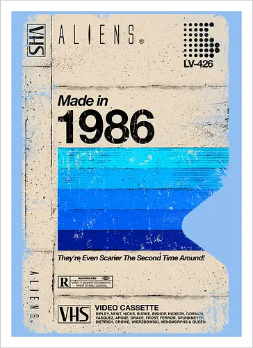 Aliens Blank Tape 1986