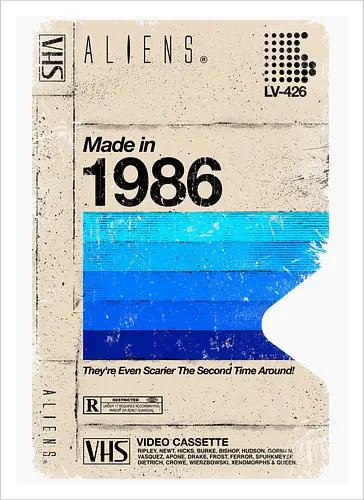 Aliens Blank Tape 1986