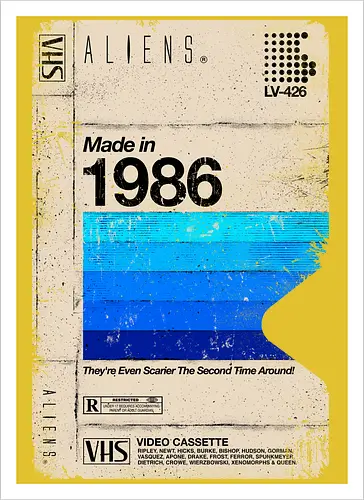 Aliens Blank Tape 1986