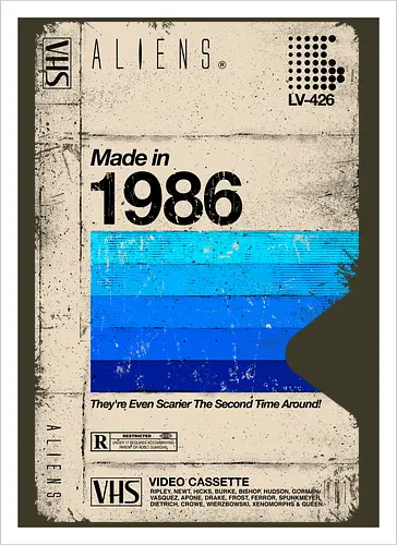 Aliens Blank Tape 1986