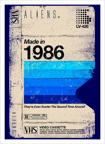 Aliens Blank Tape 1986