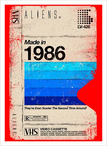 Aliens Blank Tape 1986