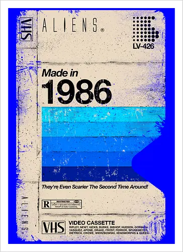 Aliens Blank Tape 1986