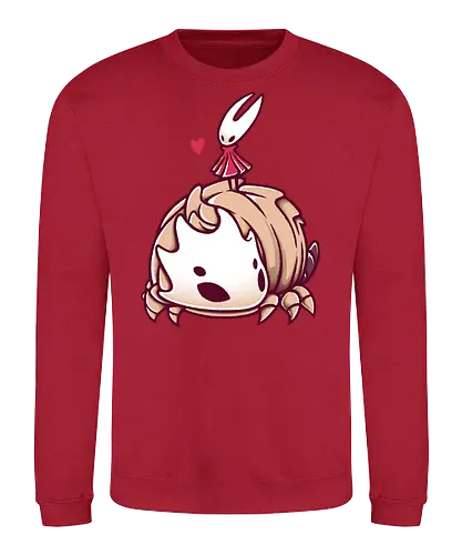 Hornet & Bell Beast - Bug Knight, silksong, hollowknight, hornet, bell beast, sherma, the knight, gaming, video games, videogames, indie game, metroidvania, gamer - Sweatshirt
