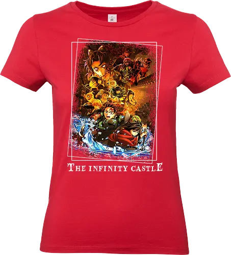 The Infinity Castle - the infinity castle, demon, slayer, tanjiro, hashira, zenitsu, inosuke, nezuko, anime, japanese, tengen uzui, rengoku kyojuro, giyu tomioka, shinobu kocho, muichiro tokito, mitsuri kanroji - Standard T-Shirt (Women)