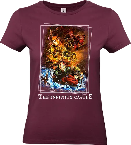 The Infinity Castle - the infinity castle, demon, slayer, tanjiro, hashira, zenitsu, inosuke, nezuko, anime, japanese, tengen uzui, rengoku kyojuro, giyu tomioka, shinobu kocho, muichiro tokito, mitsuri kanroji - Standard T-Shirt (Women)