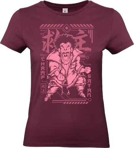 Mr Satan Champ - goku, vegeta, super, dbz, japanese, son goku, anime, satan, Dragon, manga, japan, Dragon, dragon, ball, heroes - Standard T-Shirt (Women)