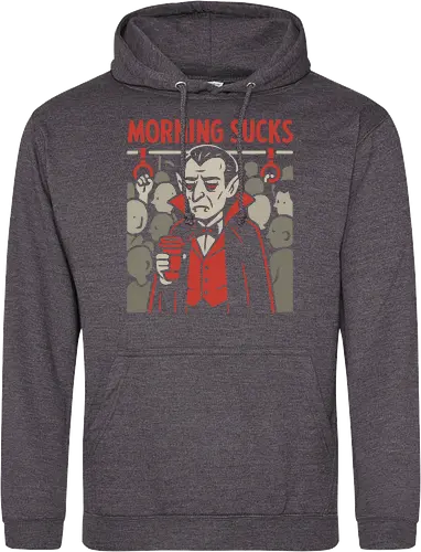 Morning Sucks - Grumpy Vampire Commuter