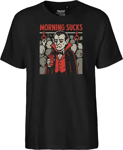 Morning Sucks - Grumpy Vampire Commuter