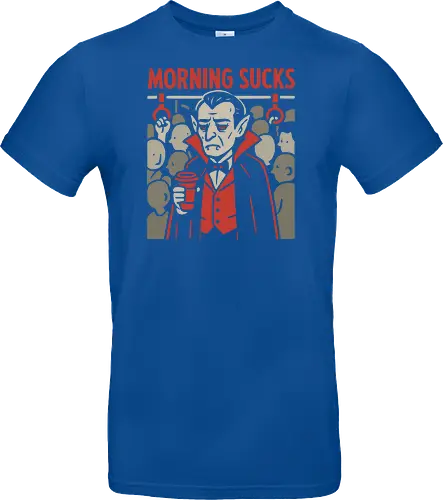 Morning Sucks - Grumpy Vampire Commuter