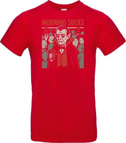 Morning Sucks - Grumpy Vampire Commuter