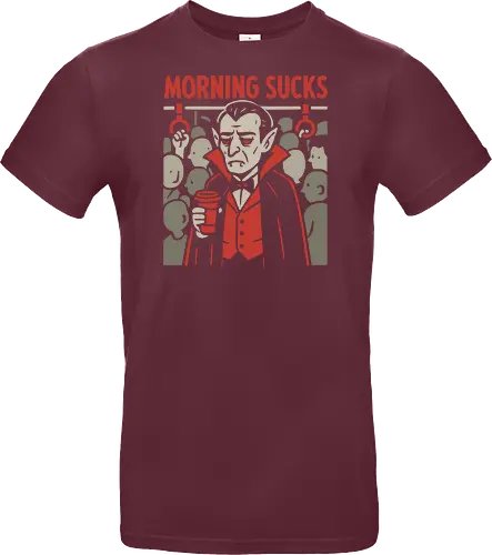 Morning Sucks - Grumpy Vampire Commuter