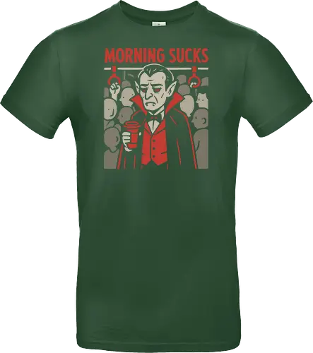 Morning Sucks - Grumpy Vampire Commuter