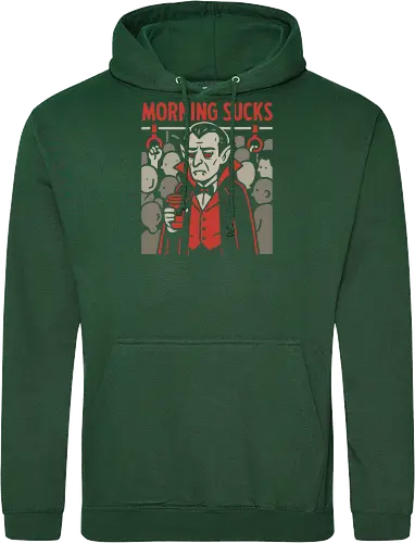 Morning Sucks - Grumpy Vampire Commuter