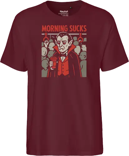 Morning Sucks - Grumpy Vampire Commuter