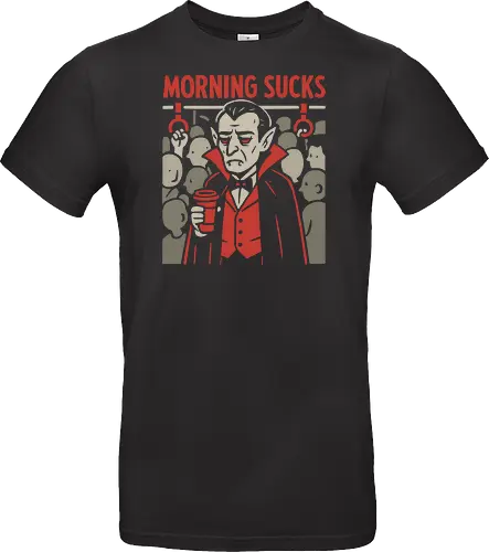 Morning Sucks - Grumpy Vampire Commuter