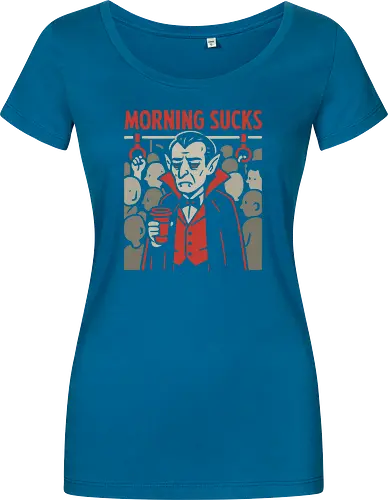 Morning Sucks - Grumpy Vampire Commuter
