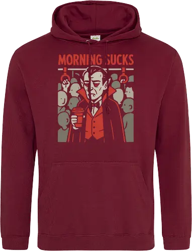 Morning Sucks - Grumpy Vampire Commuter