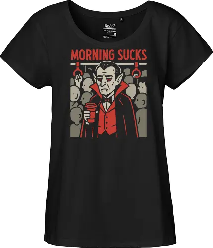 Morning Sucks - Grumpy Vampire Commuter
