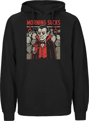 Morning Sucks - Grumpy Vampire Commuter