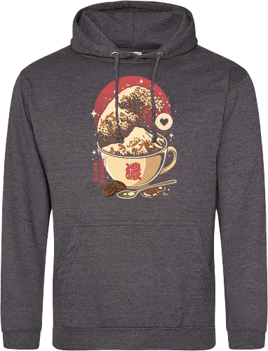 The Great Wave of Cappuccino Sunset