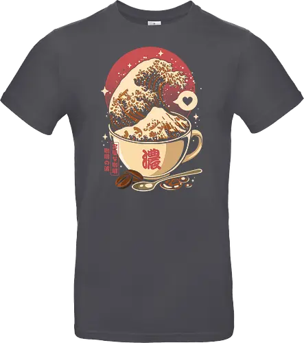 The Great Wave of Cappuccino Sunset
