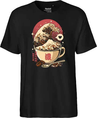 The Great Wave of Cappuccino Sunset
