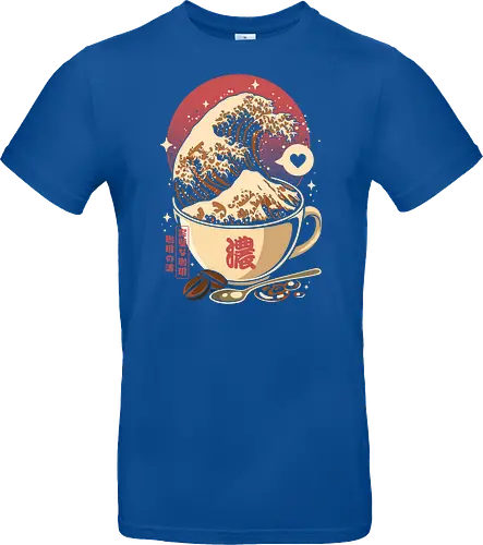 The Great Wave of Cappuccino Sunset