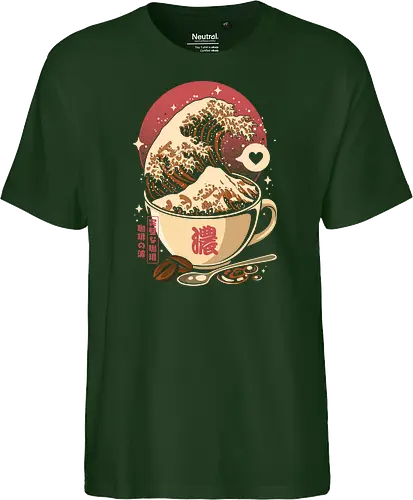 The Great Wave of Cappuccino Sunset